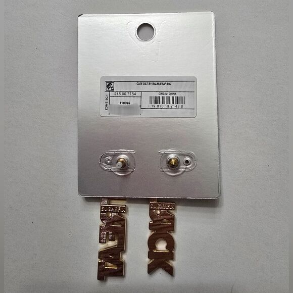 Sugarfix By Baublebar Earrings Bone Appetit Trick or Treat Candy Corn, New - Picture 5 of 5